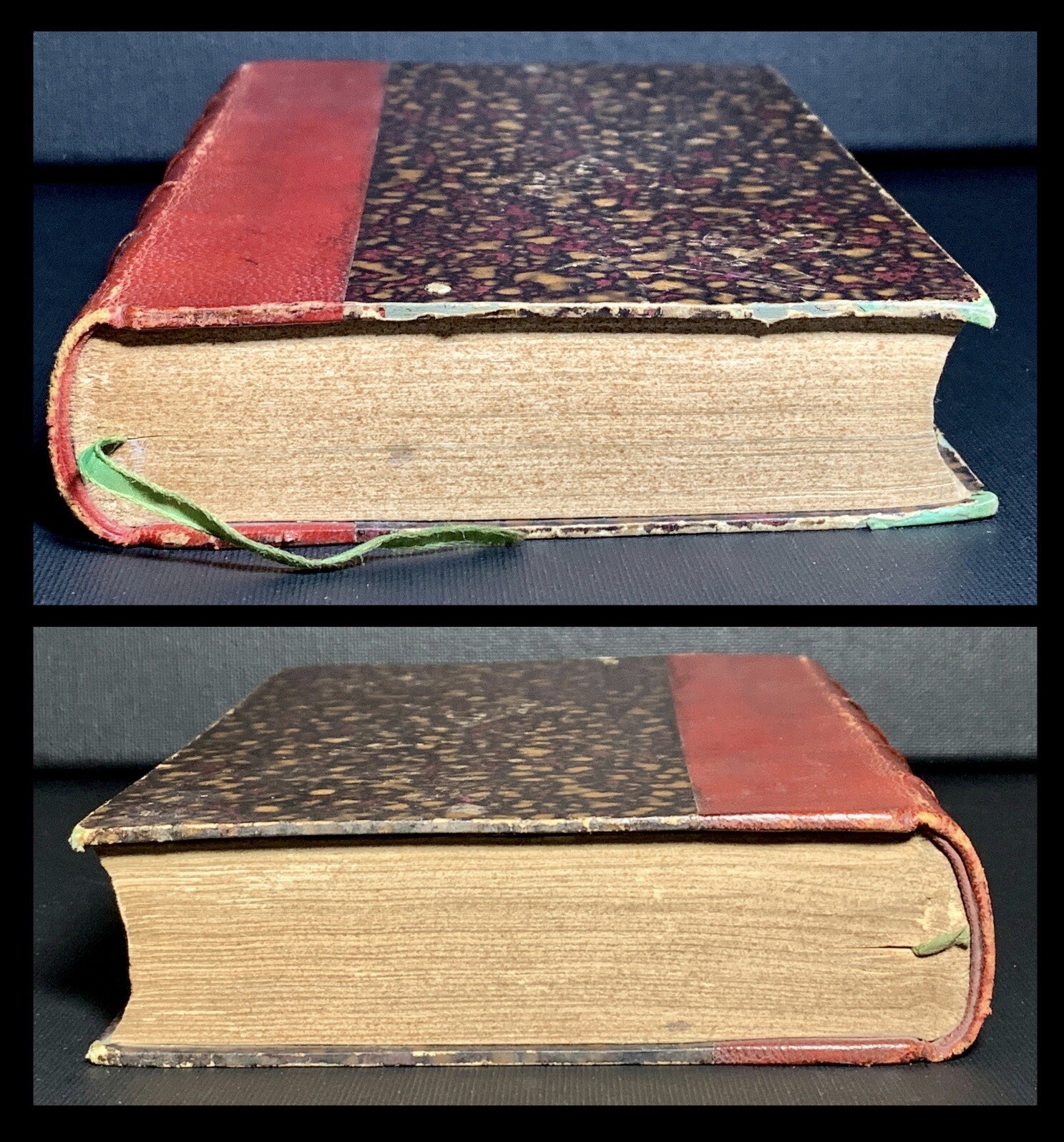 ANTIQUE 19th Century Medical French Book PATHOLOGY diseases DIAGNOSIS Medicine