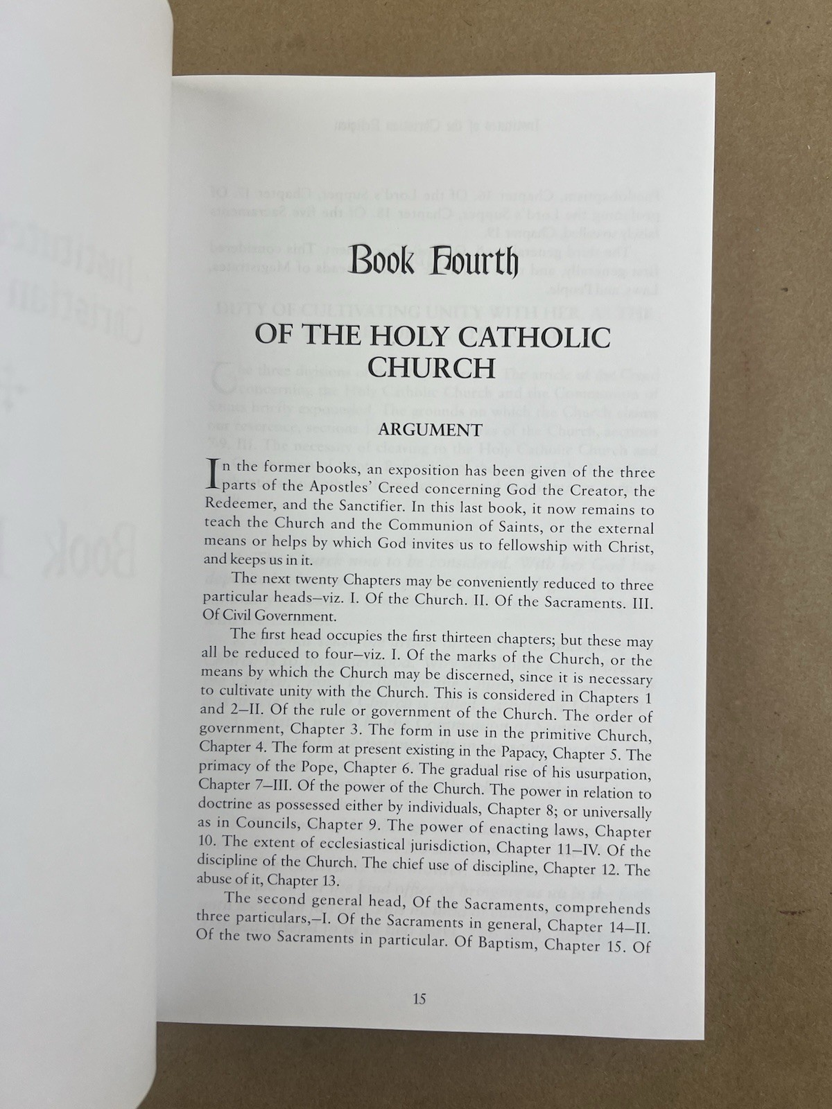 Holy Catholic Church; John Calvin, Bridge Logos, 2010, Beveridge Translation