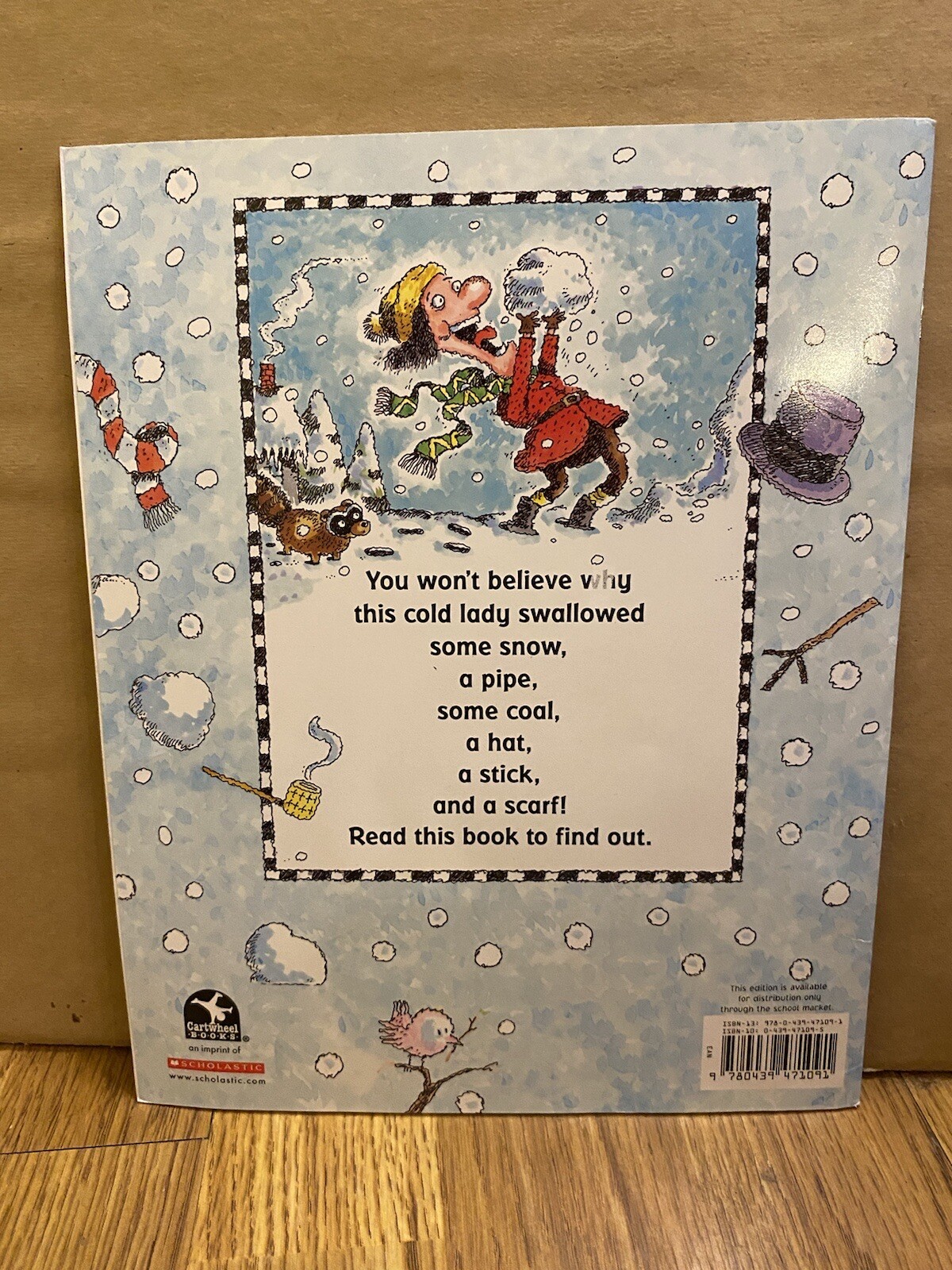 Vintage 4 Kids Christmas Themed Picture Books Bundle. There Was An Old Lady.
