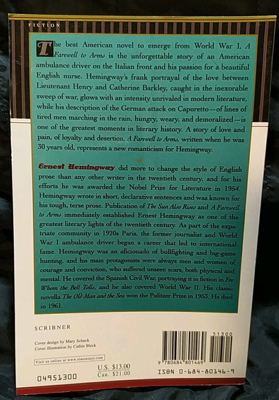 A FAREWELL TO ARMS HEMINGWAY CLASSROOM SET 9 BOOKS PB & HB WW1 CLASSIC 1995