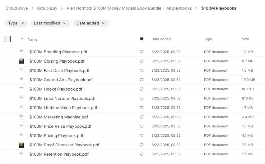 Alex Hormozi $100M Collection – AI + Playbooks + Money Models + Leads + Offers