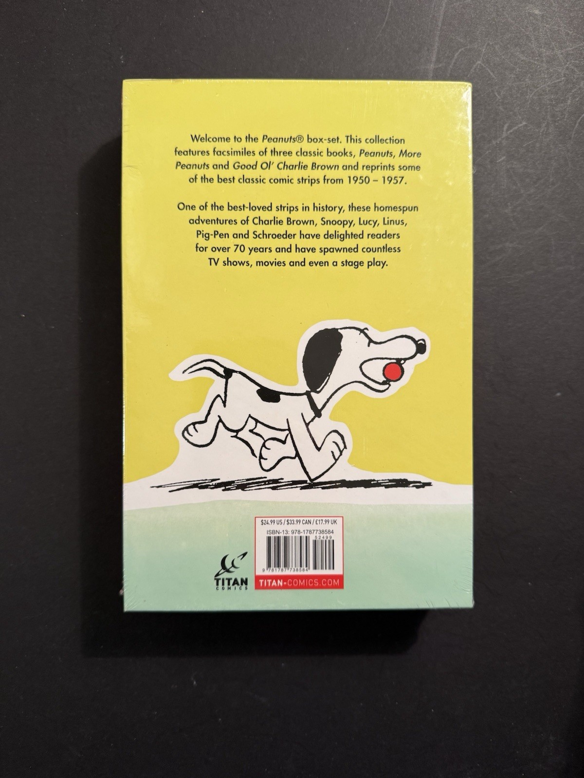 Peanuts The Classic Peanuts Collection Box Set Sealed Titan Comics 2022