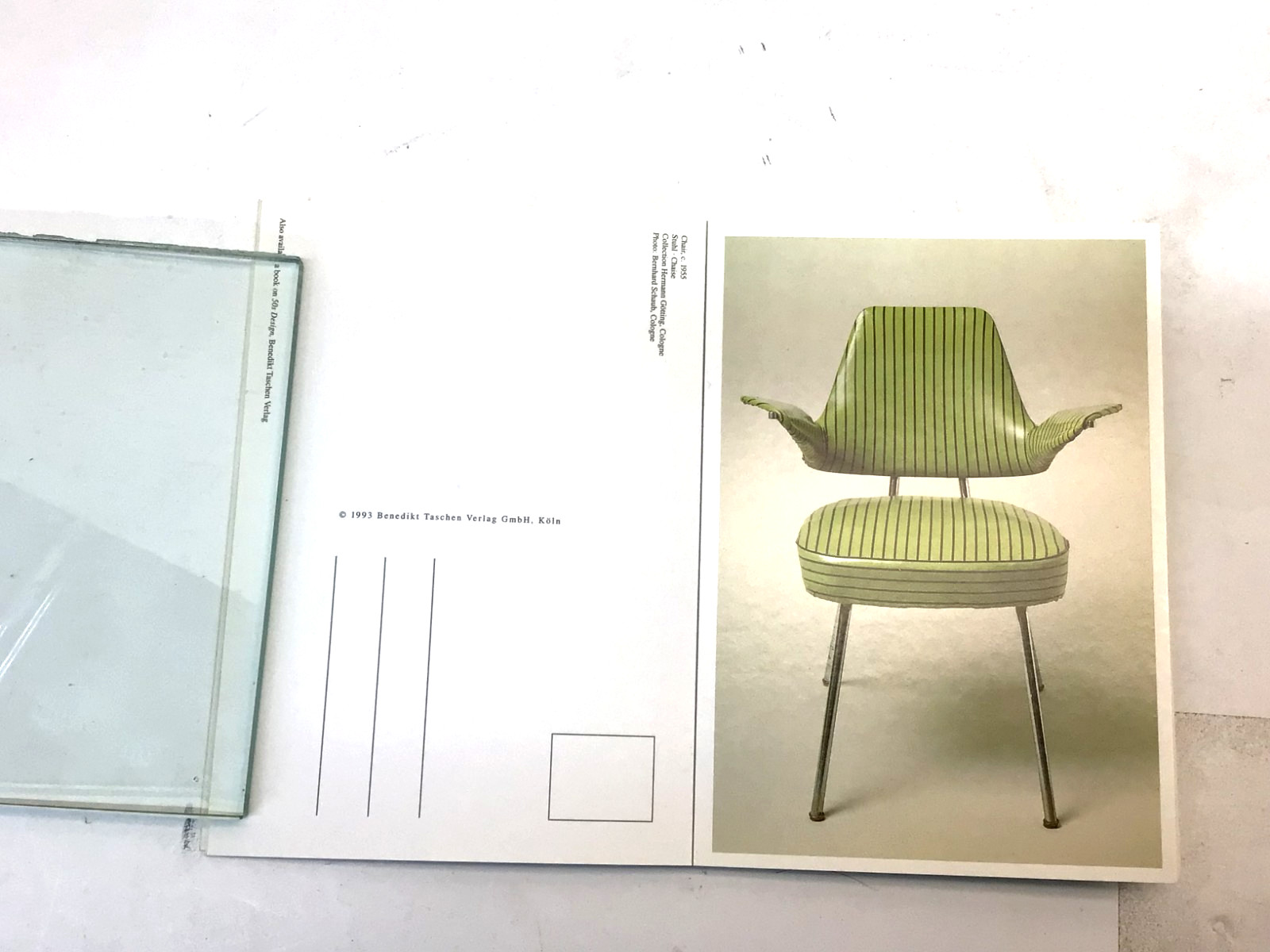 „50s Design 30 Postcards“ Postcard Book . Set of 30 vintage items postcards.