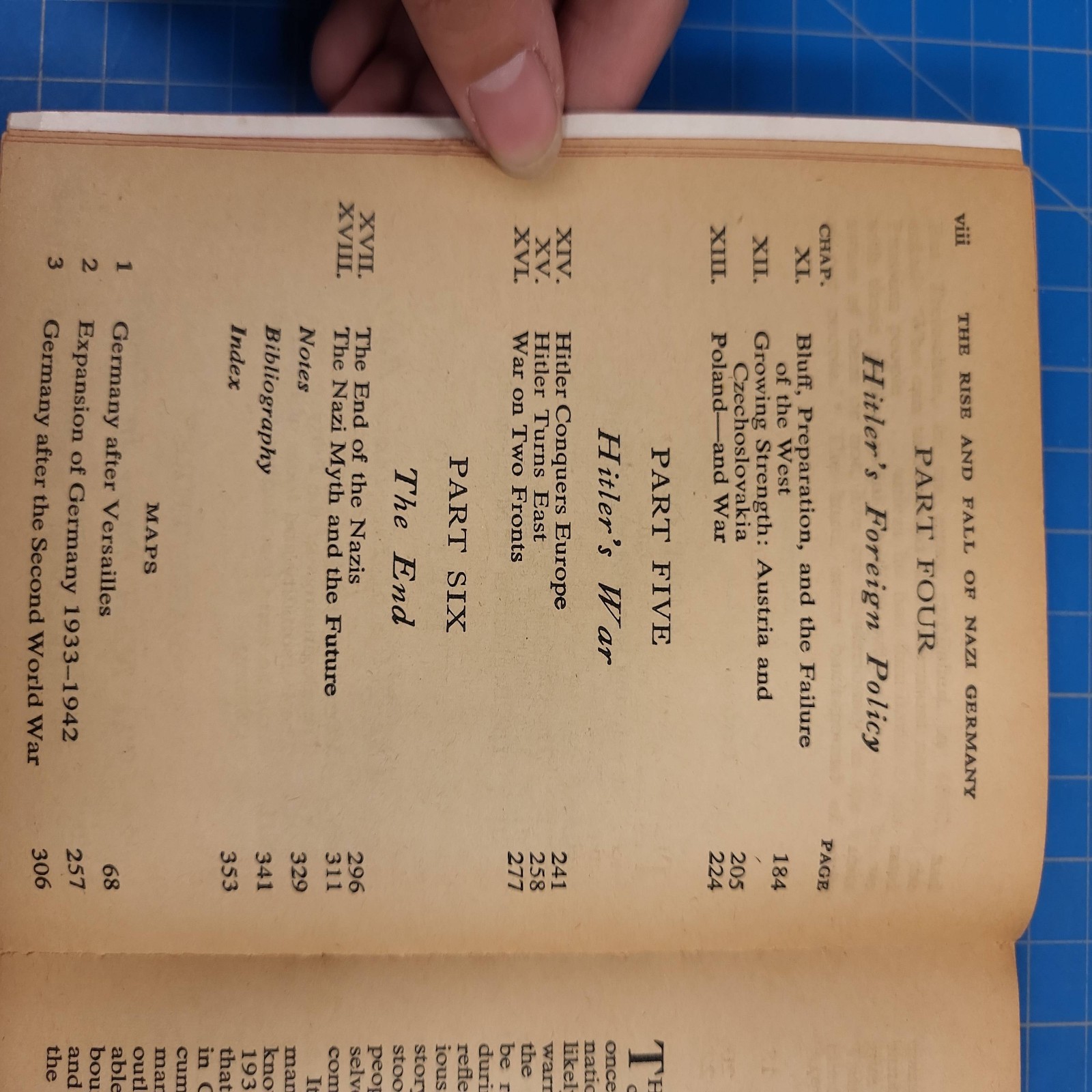 Signet Book The Rise Fall Nazi Germany by T L Jarman First Printing June 1961
