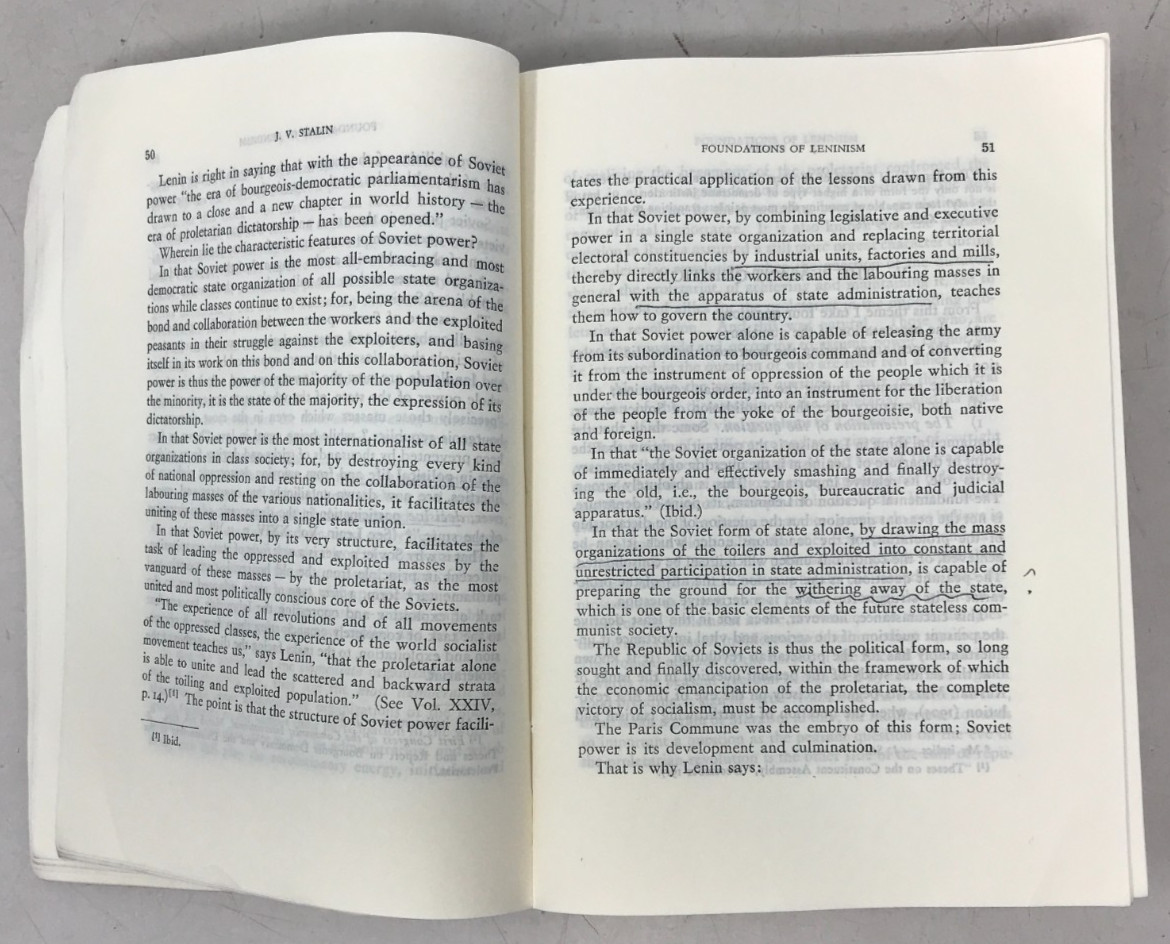 Problems of Leninism by J. V. Stalin 1976, E-36