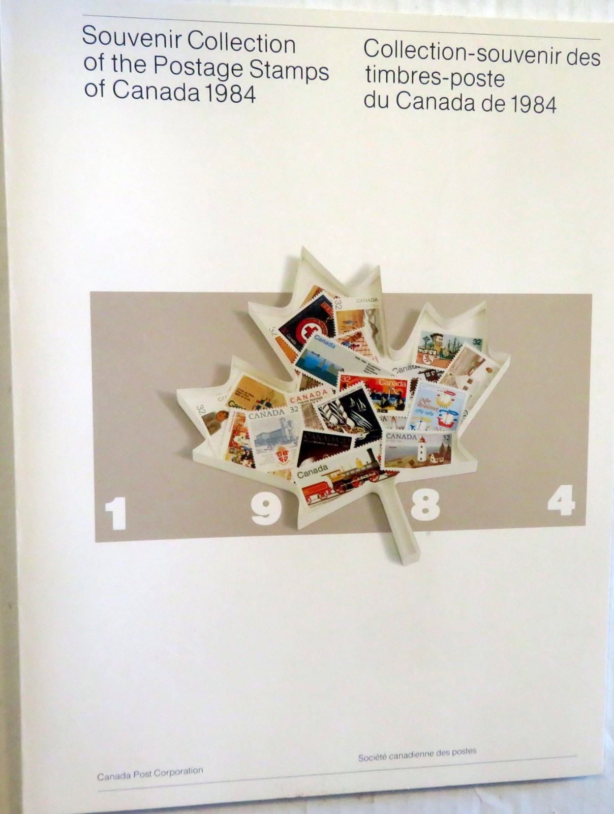 SOUVENIR COLLECTION – STAMPS OF CANADA 1984 [NO Stamps Included] See description