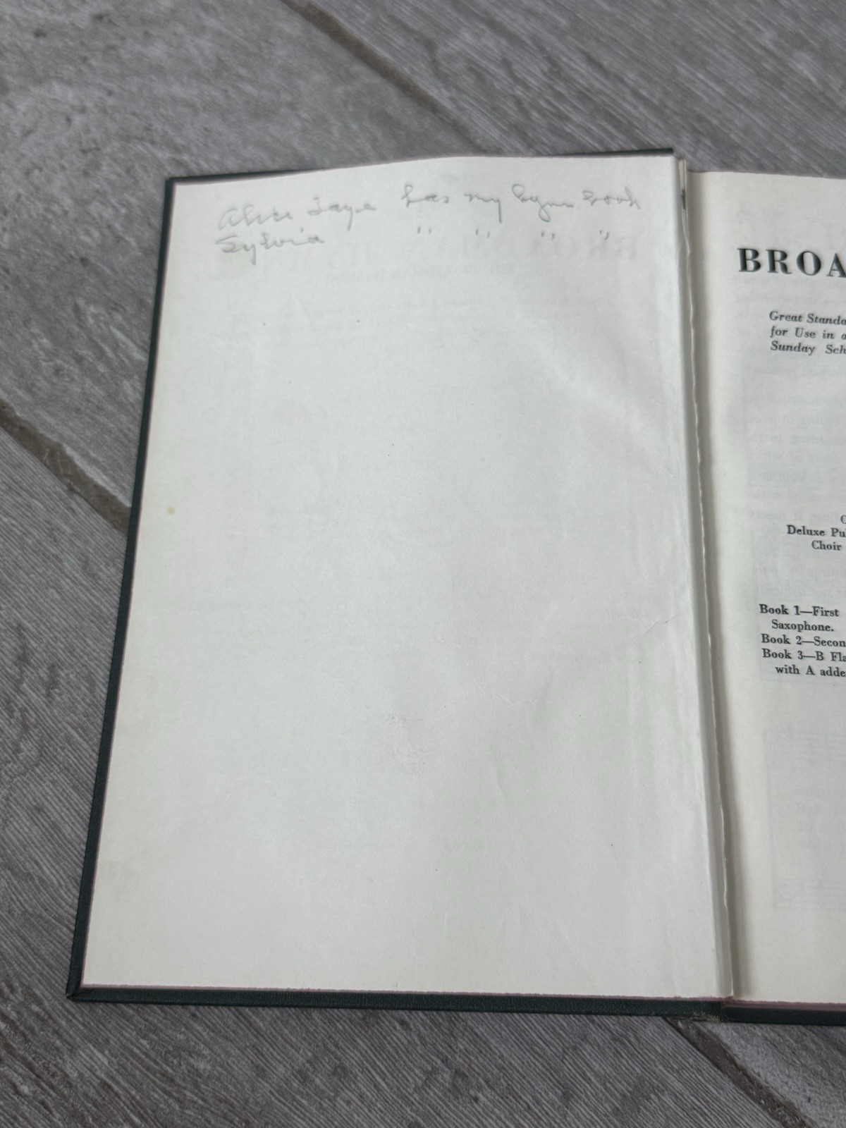 ✝️ VTG The Broadman Hymnal Shaped Notes Antique Gospel Hymns Church 1940s Green