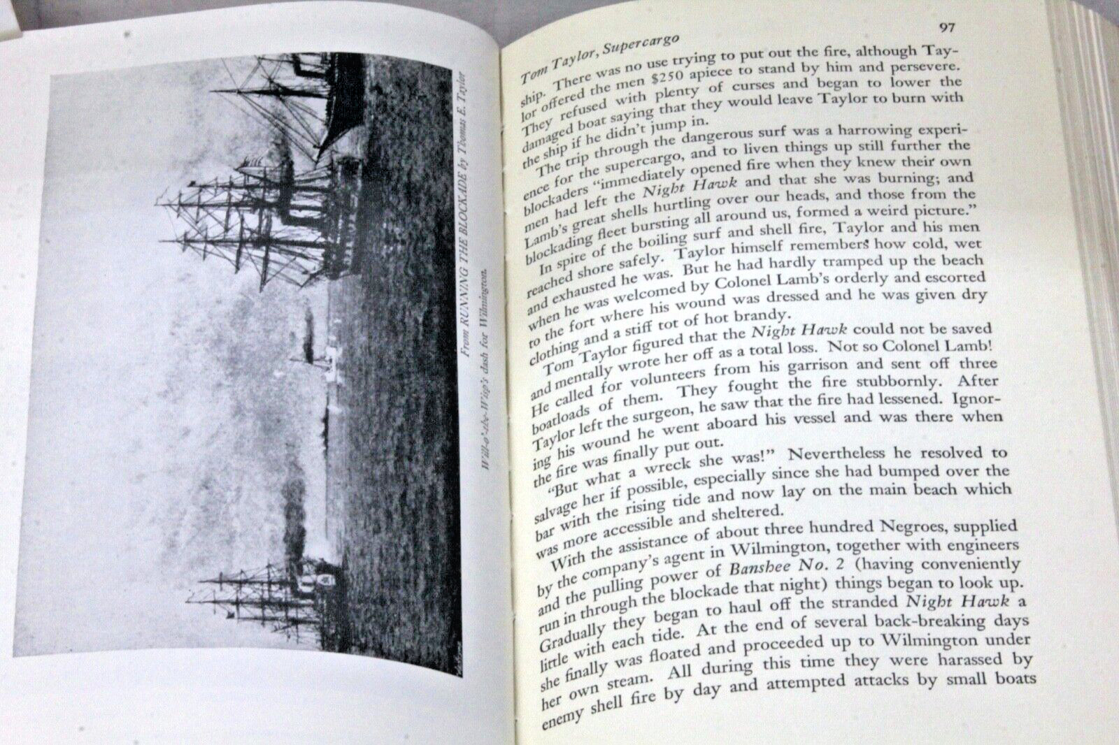 1958 Ed–Civil War BLOCKADE RUNNERS–Coast & Harbor Naval Battleships Rebound EXC+