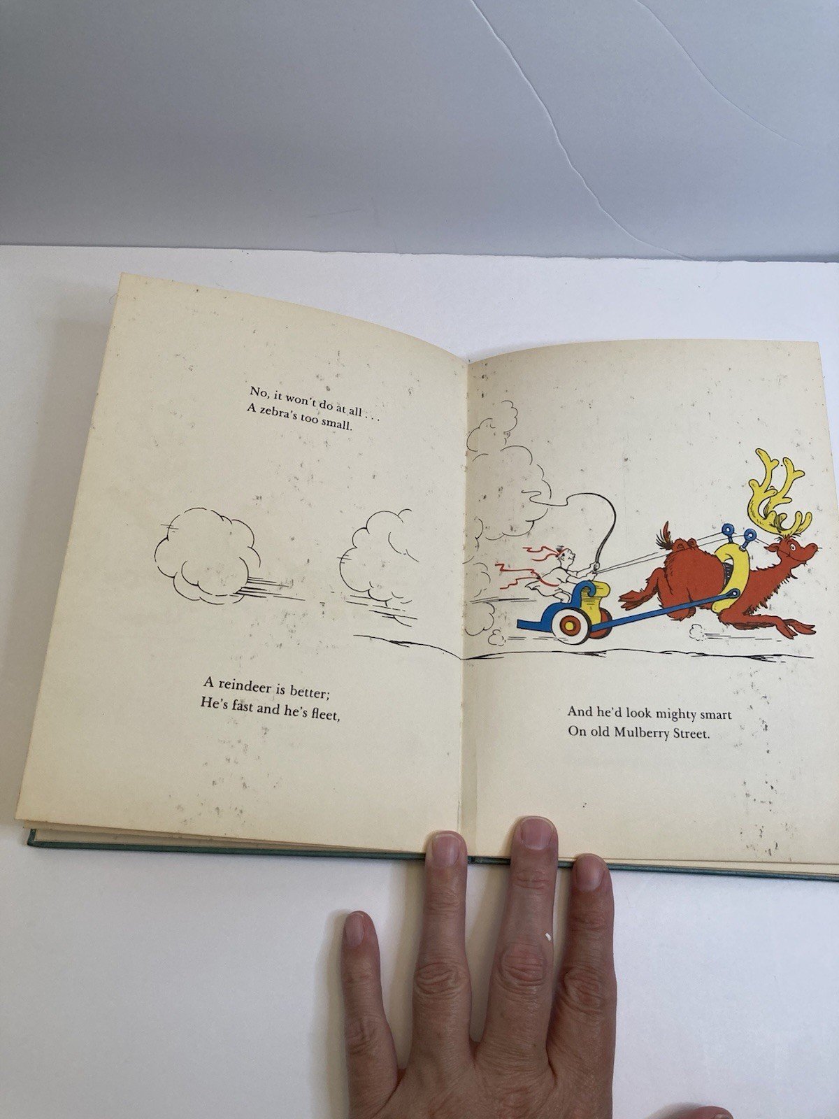 Dr. Seuss And To Think That I Saw It On Mulberry Street Book Club Edition