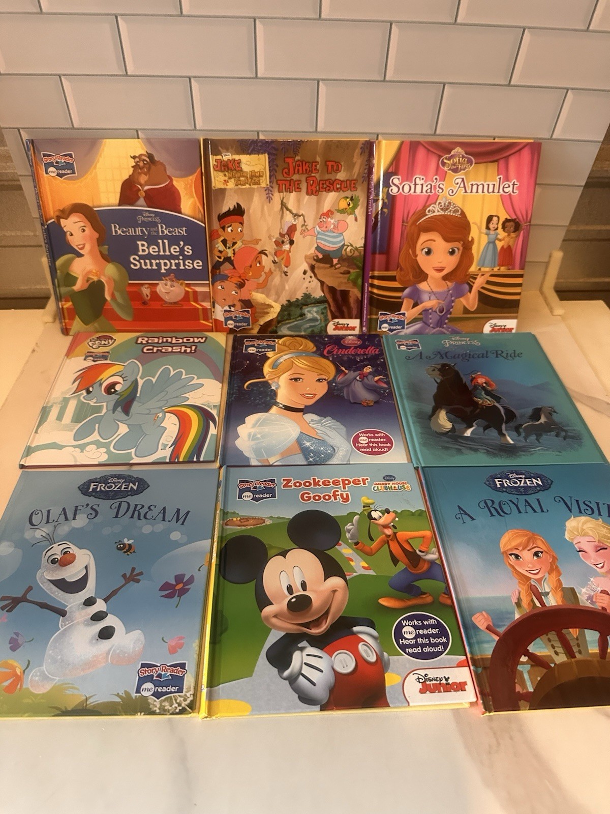 Lot Of 9 Disney Me Reader Story Book Set