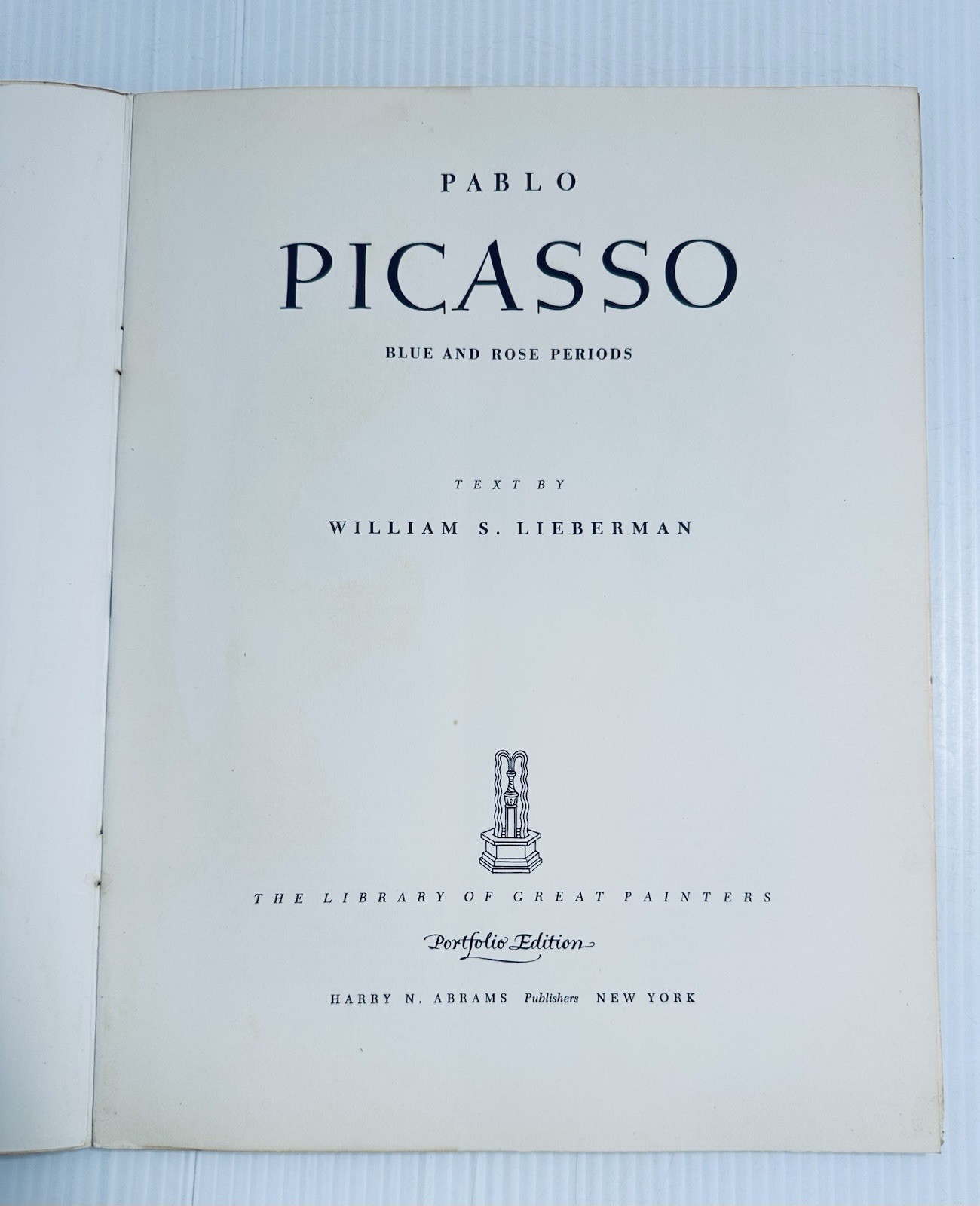 Library Great Painters Portfolio Edition Art Two Book Set Van Gogh Picasso