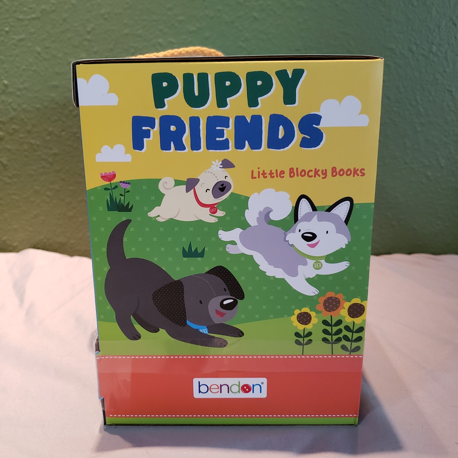 Bendon Board Books Puppy Friends Little Blocky Books Husky Pug Lab Kathy Ireland