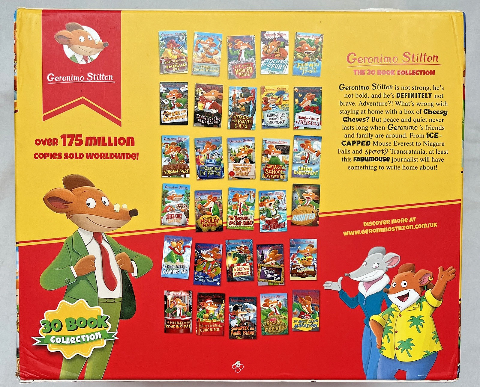 Geronimo Stilton: The 30 Books Collection Set (Series 1, 2 & 3) – Age 5-7 – PB