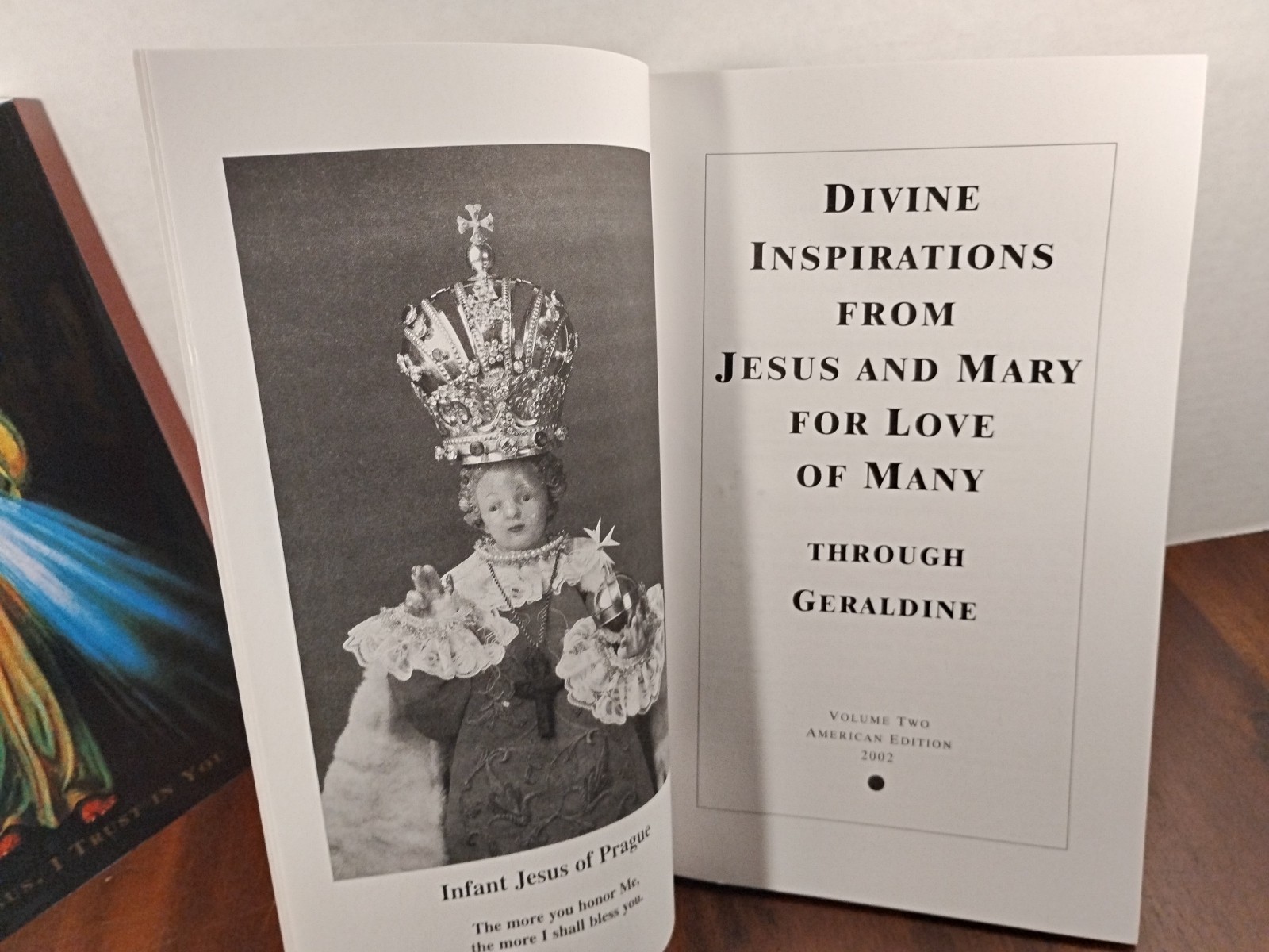 Divine Inspirations from Jesus & Mary : Vols. I & II – 1st Edition PBs w/ Medal