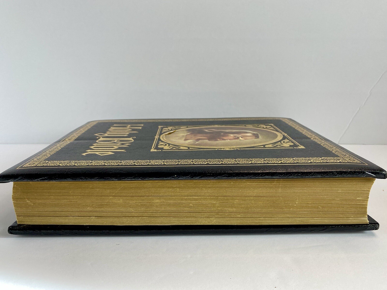 Holy Bible King James Version Red Letter Nelson Regency Family Black 1978