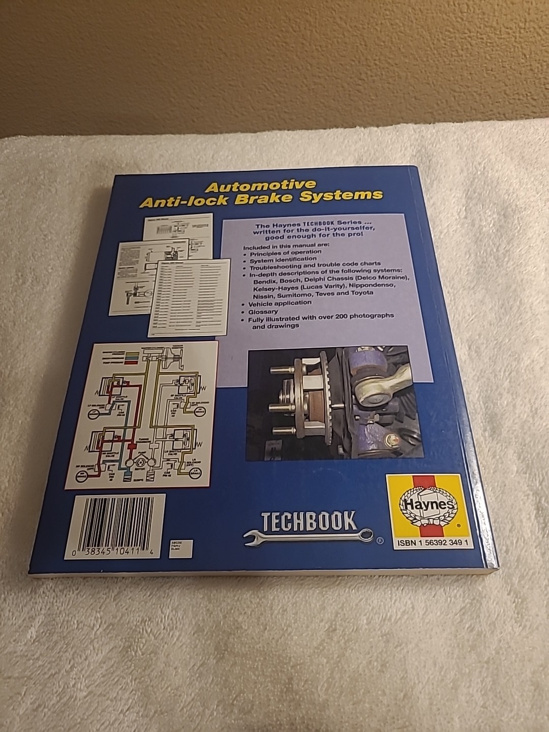 Haynes Techbook 10411 Automotive Anti-Lock Brake Systems ABS 2000 Soft-back