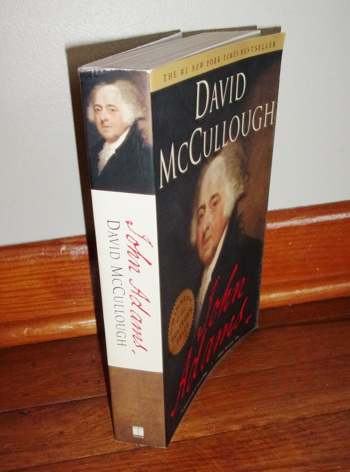 JOHN ADAMS-Biography-DAVID McCULLOUGH-Excellent 1st Touchstone Edition Softcover