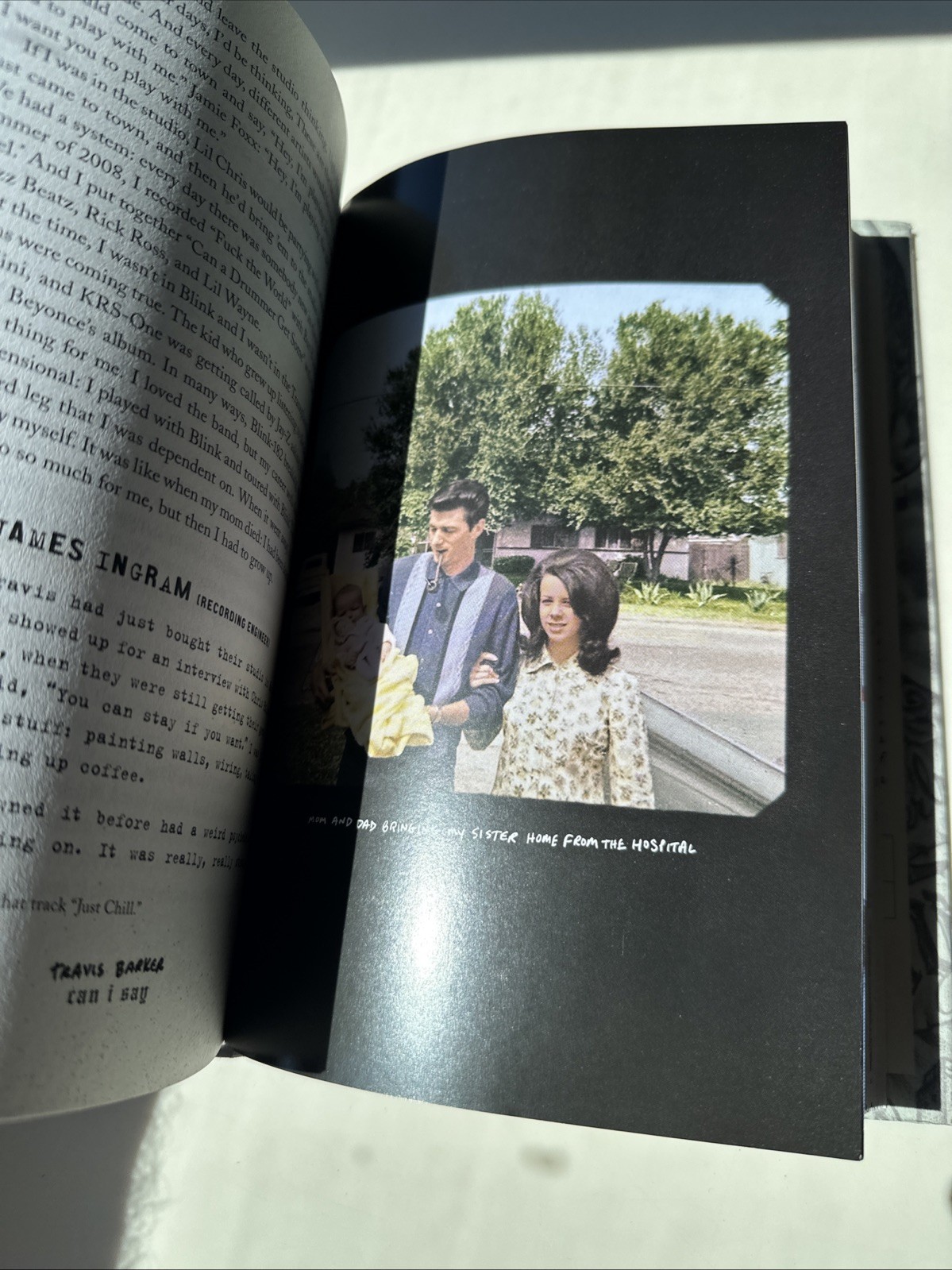 Travis Barker With Gavin Edwards Can I Say Hardcover Book