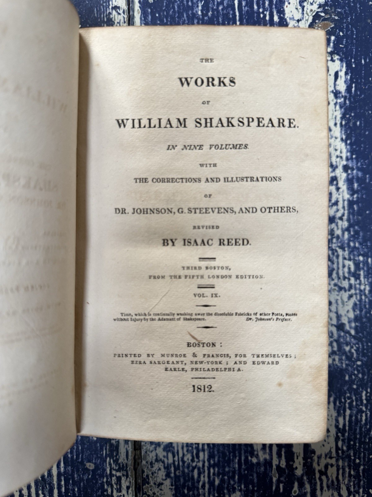 Rare Vintage 1807-1812 William Shakespeare TRAGEDIES DRAMAS POEMS PLAYS 11 Vol.