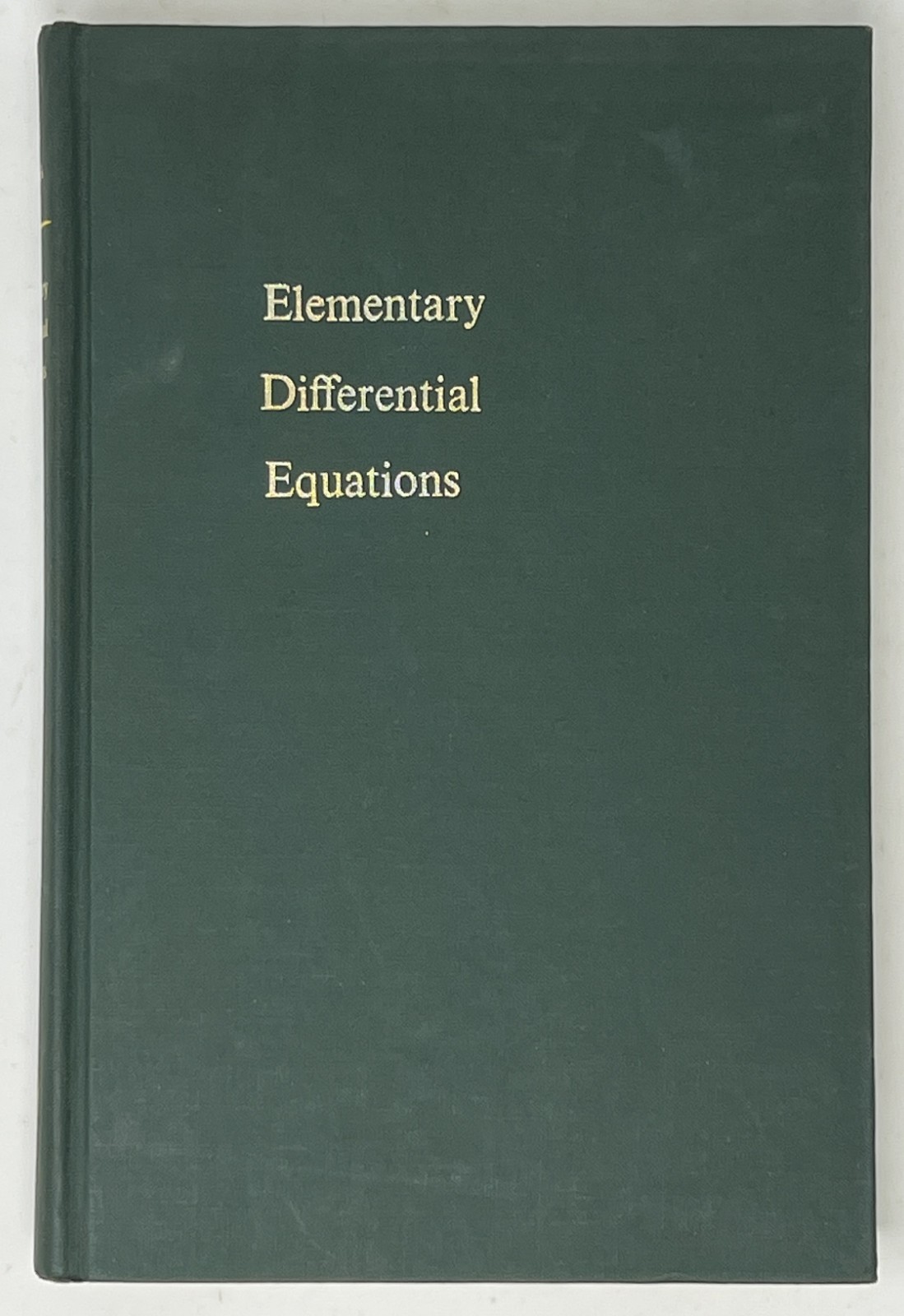 VTG Elementary Differential Equations by Boyce & DiPrima – 1965 HC John Wiley
