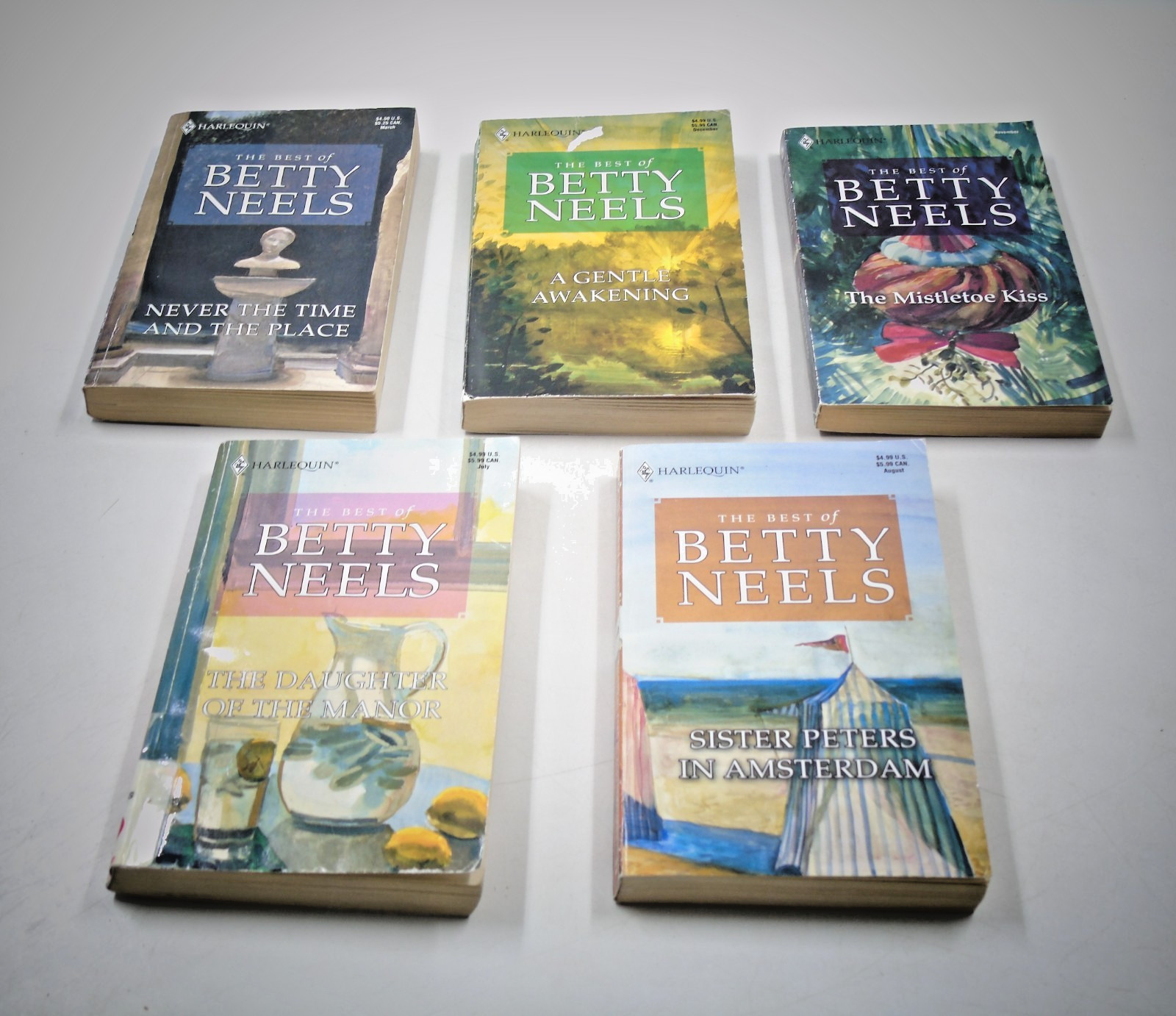Vintage Lot of 10 Betty Neels Harlequin Romance Paperback Books, See Description
