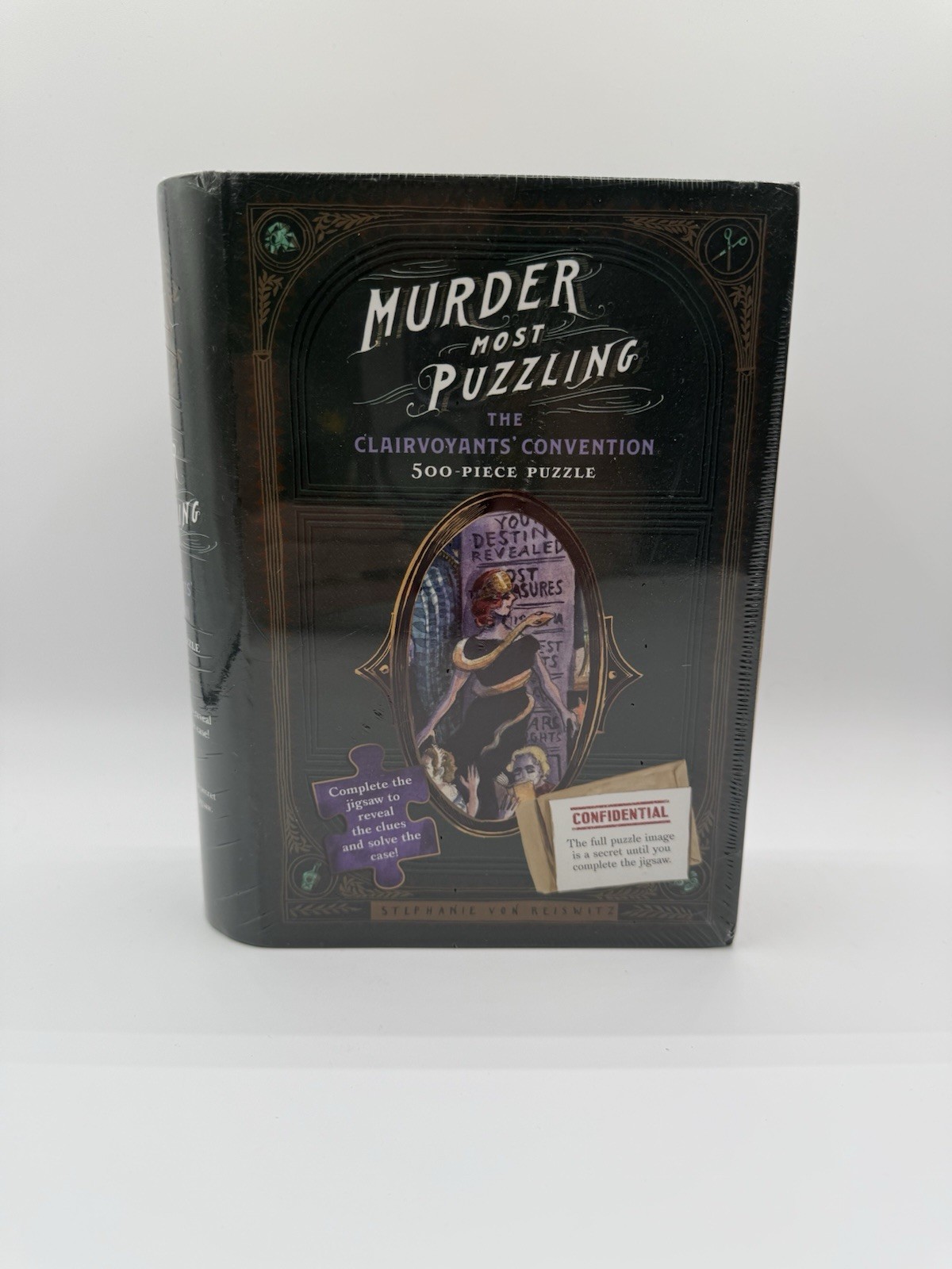 Murder Most Puzzling Jigsaw Puzzle Book – The Clairvoyants‘ Convention 500p New