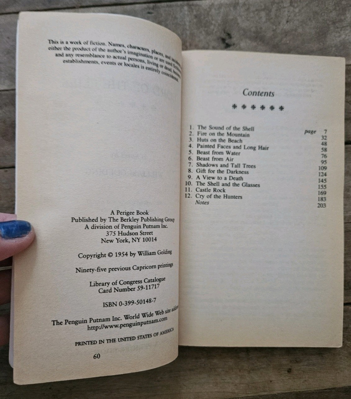 Vintage Lord Of The Flies By William Golding Paperback Classic