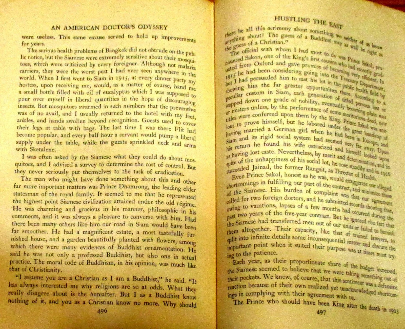 An American Doctor’s Odyssey by Victor Heiser, M.D. 1937 H/C 544 Pages