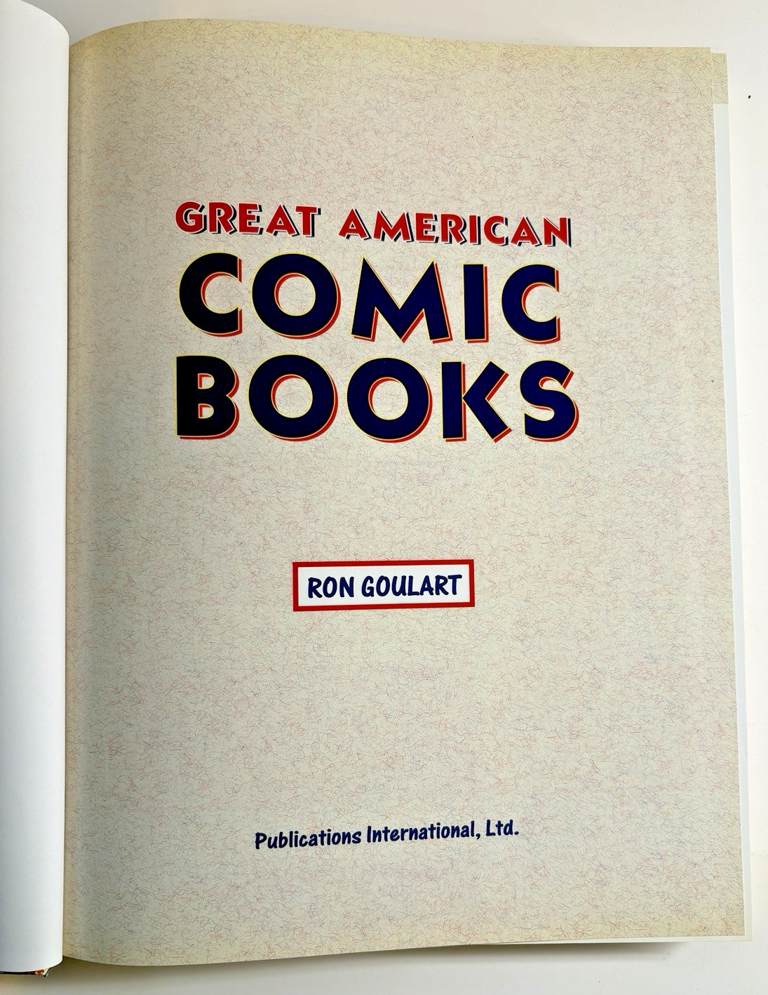Great American Comic Books by Ron Goulart 2001 HCDJ 344 Pages Very Large Book