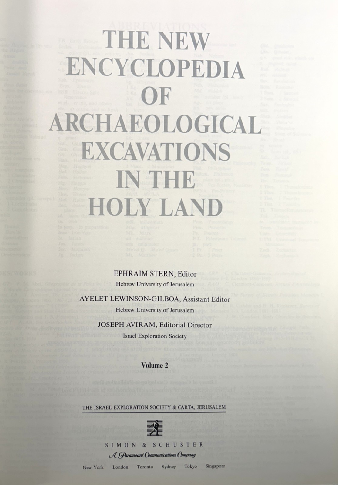Set of 4 New Encyclopedia of Archaeological Excavations in Holy Land 1993 HB