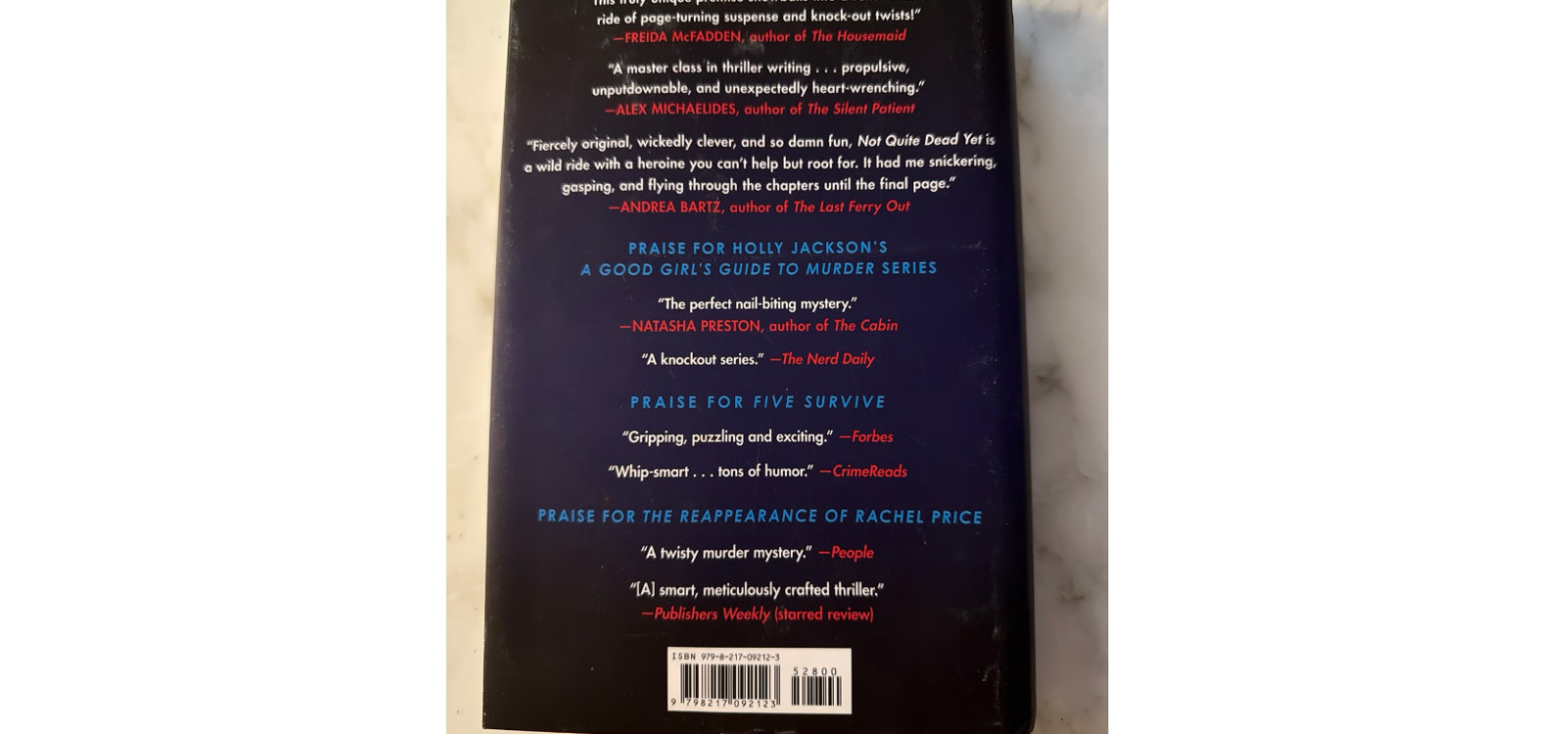 Not Quite Dead yet: a GMA Book Club Pick : A Novel by Holly Jackson (2025,…
