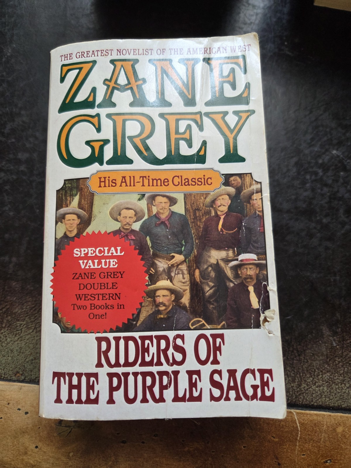 Zane Grey & Max Brand Western Adventure Paperback Lot The U.P. Trail Gauntlet