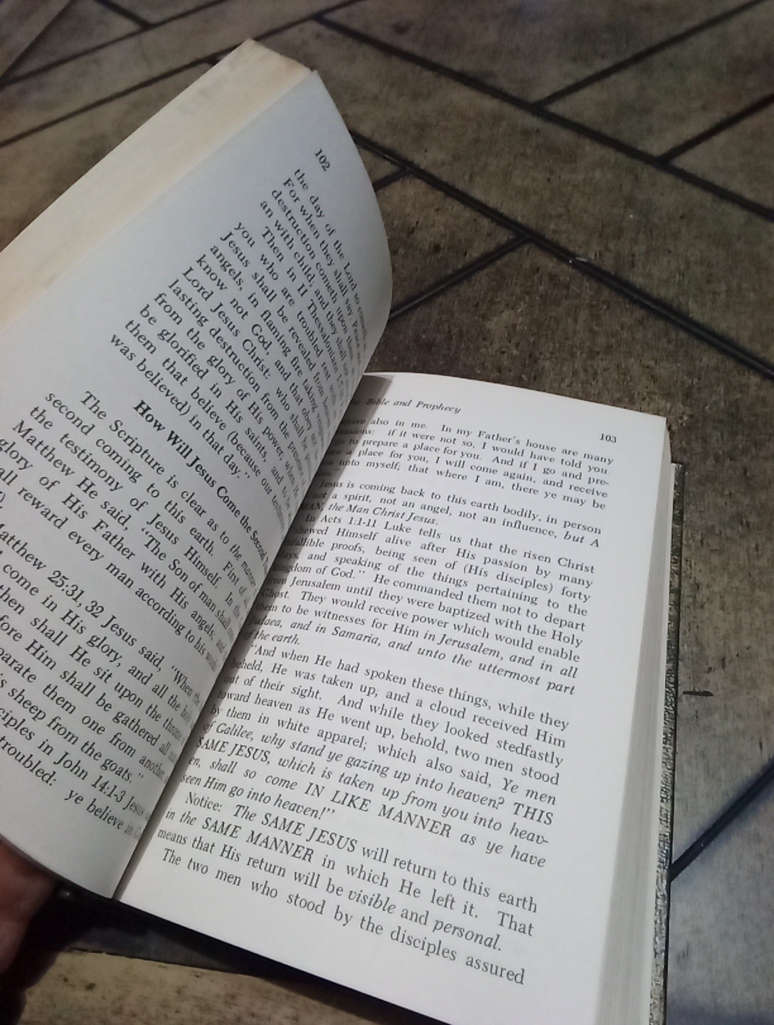 Bible Prophecy by Oliver B. Greene 1975 1st Print Hardcover Gospel Hour VG