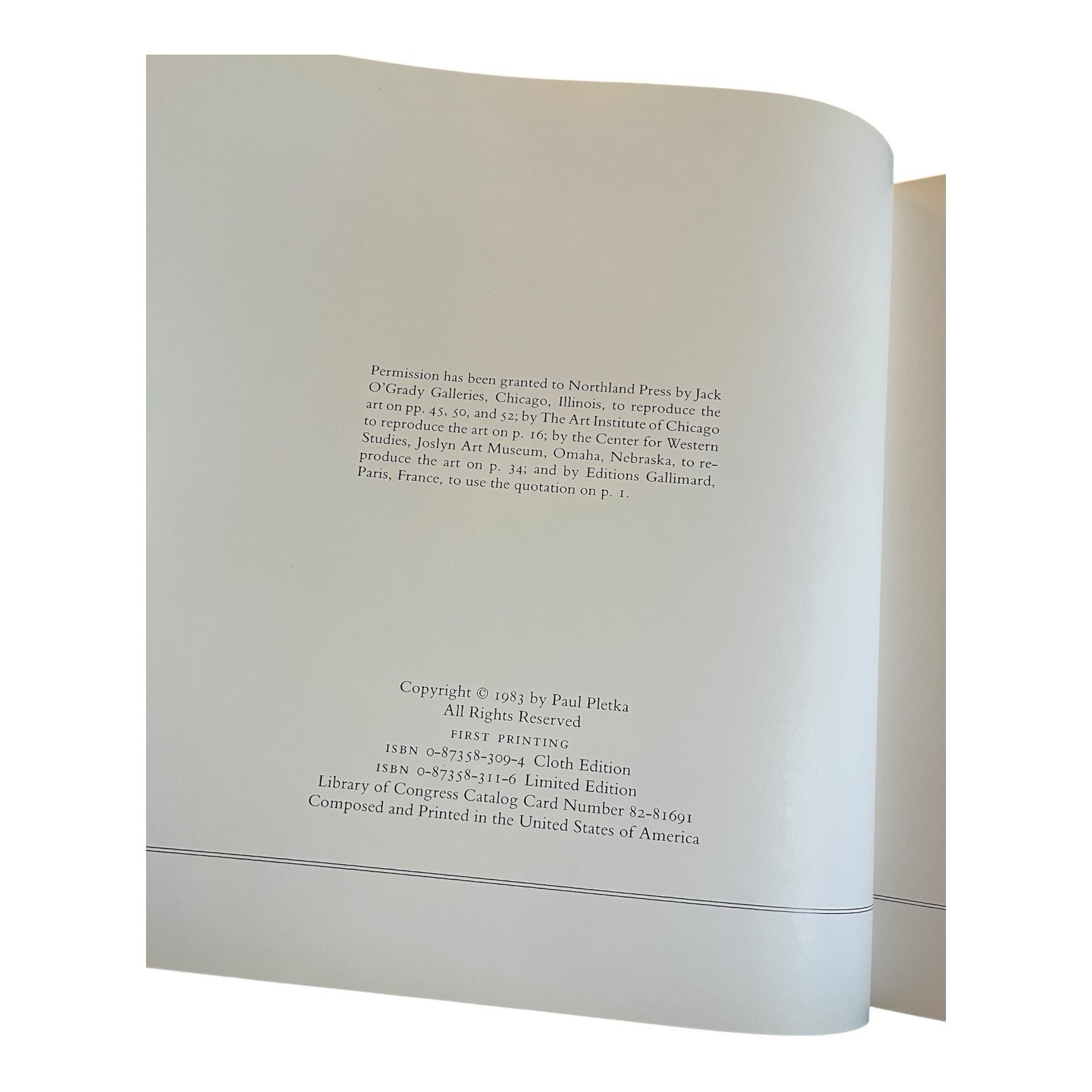 Pletka w/Evan Maurer Hardback Coffee Table Book SIGNED By Paul Pletka 1st Ed Art
