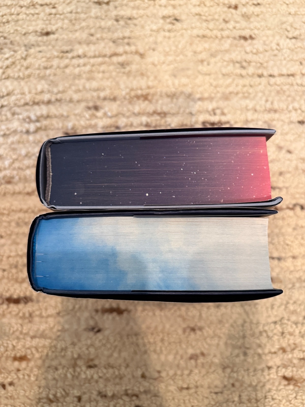 Waterstones Exclusive Dire Bound & Fury Bound Deluxe HC Set Sprayed Edges