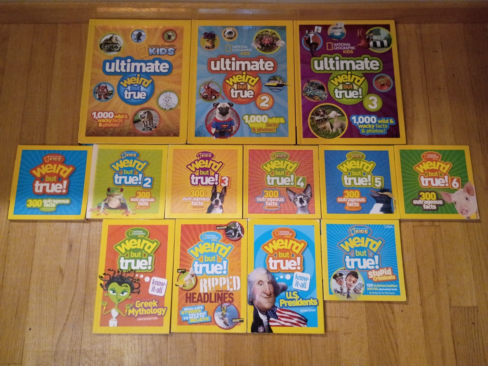 National Geographic Weird but True Book Lot
