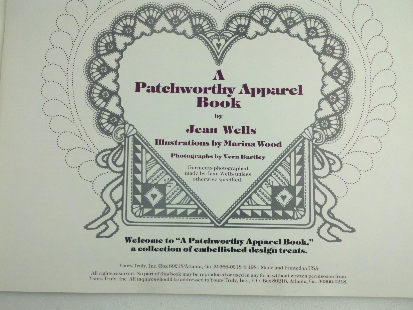 A Patchworthy Apparel Book by Jean Wells