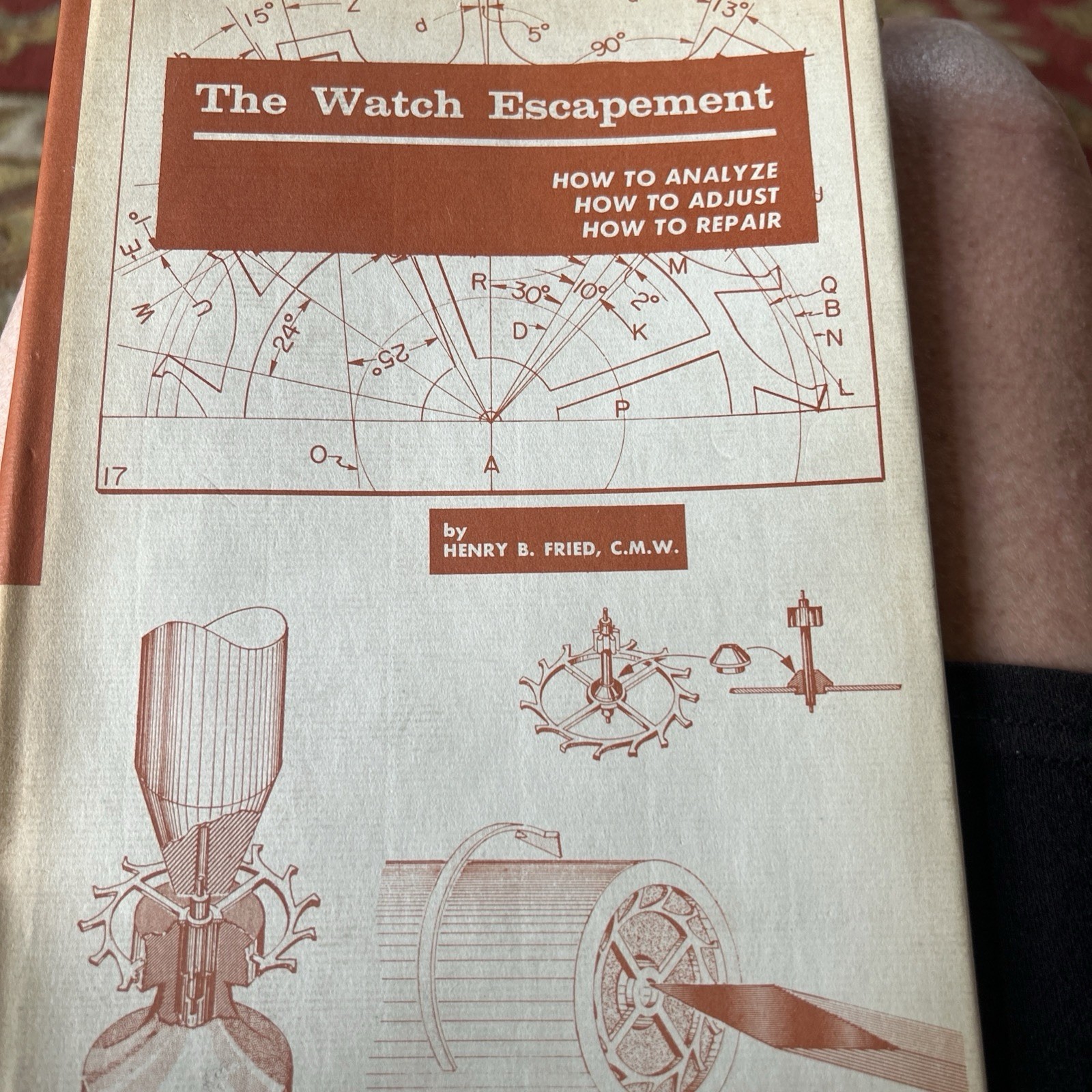 THE WATCH ESCAPEMENT By Henry B. Fried Hardback 1959 DJ Vintage 1st Edition