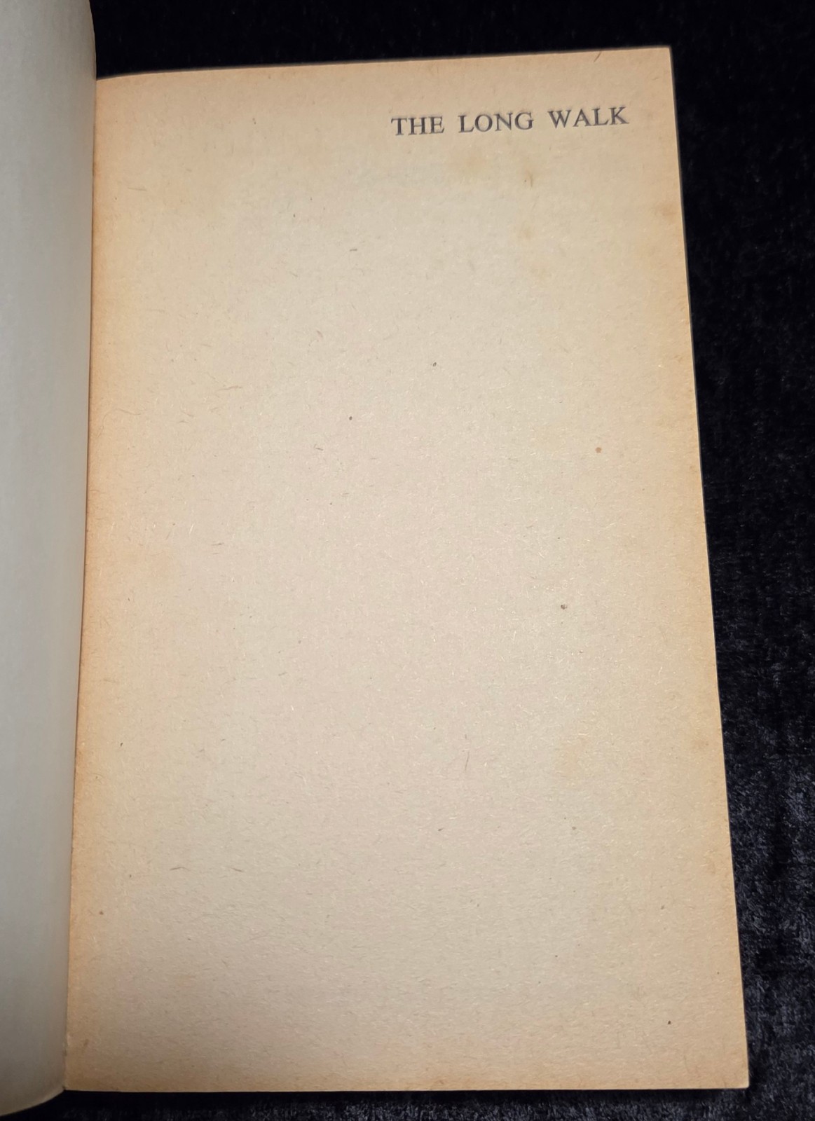 Stephen King Book The Long Walk UK British Version Richard Bachman Rare First