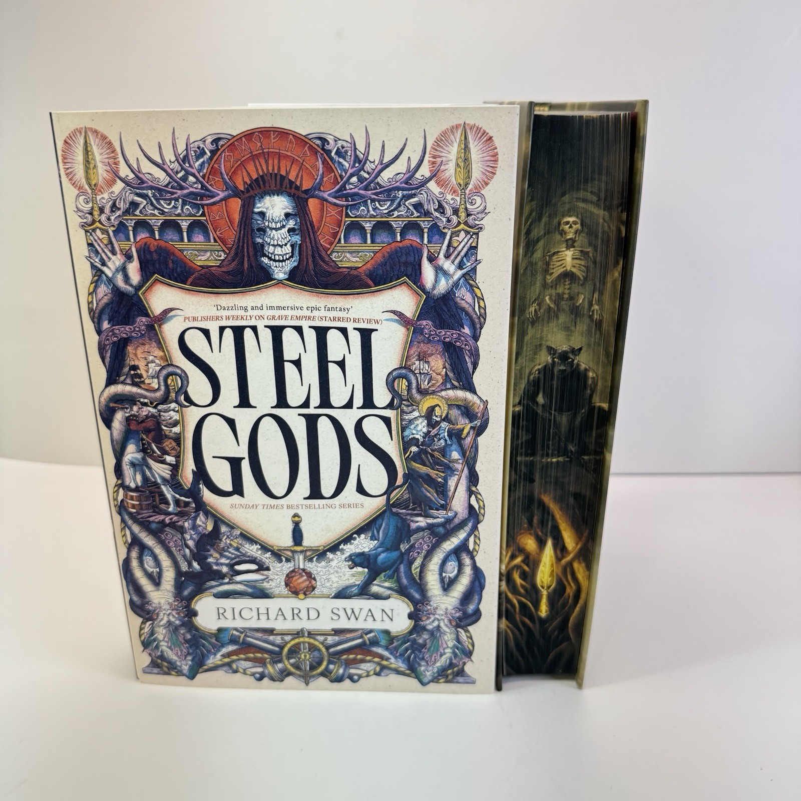 Steel Gods Richard Swan Hand Signed The Broken Binding Edition w/ Trading Card