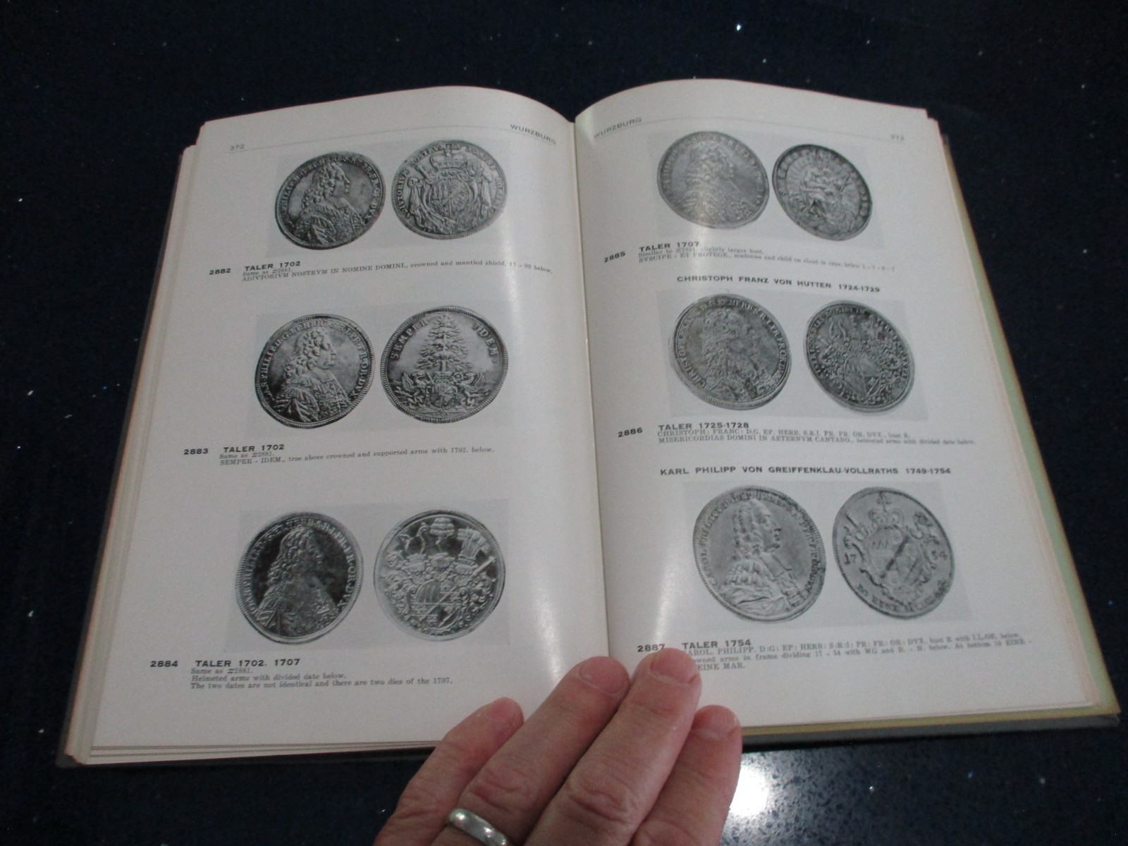 GERMAN TALERS 1700-1800 w/ORIG VALUE SHEET! Book by John S Davenport SIGNED!
