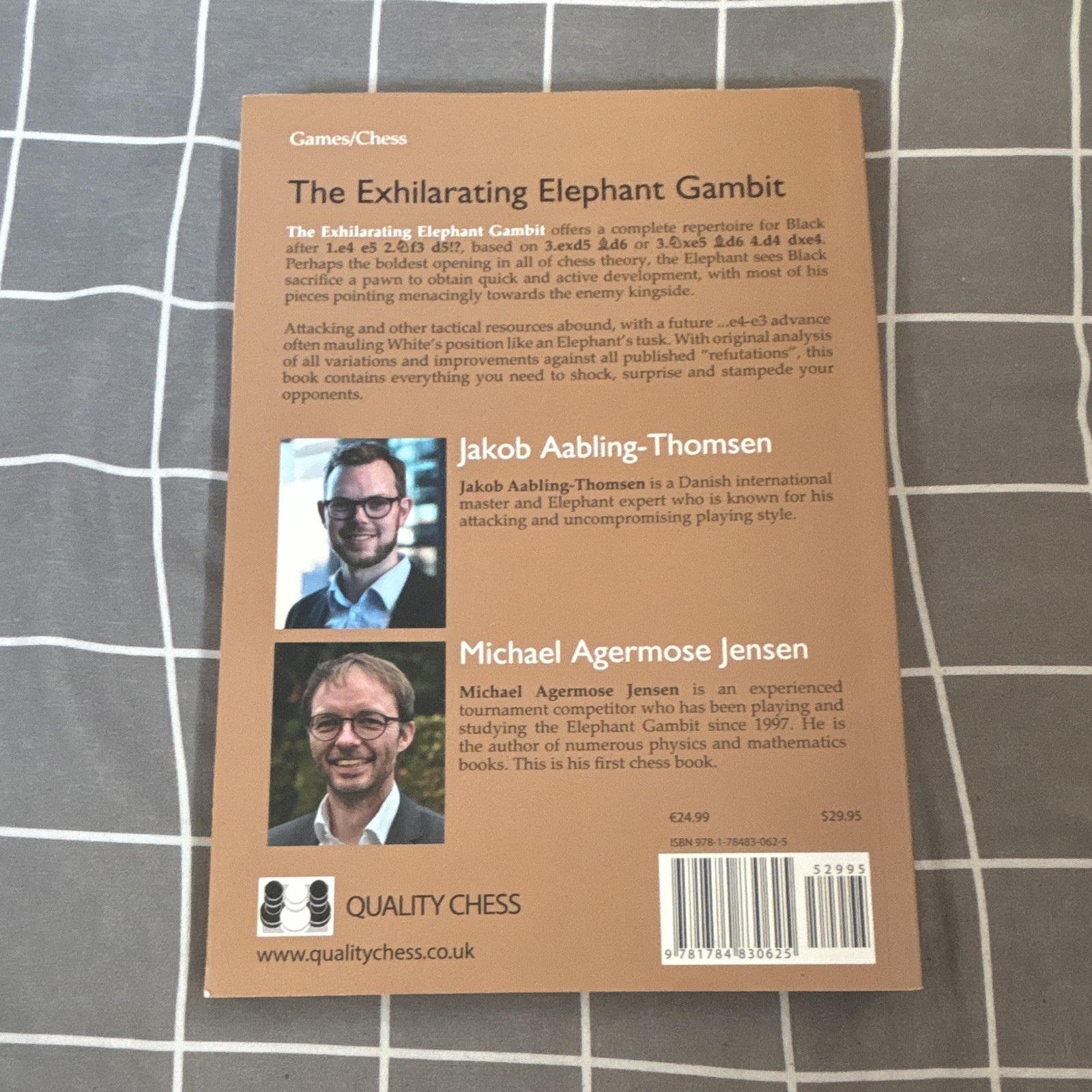 Quality Chess The Exhilarating Elephant Gambit Jensen/Aabling-Thomsen 2021 PB