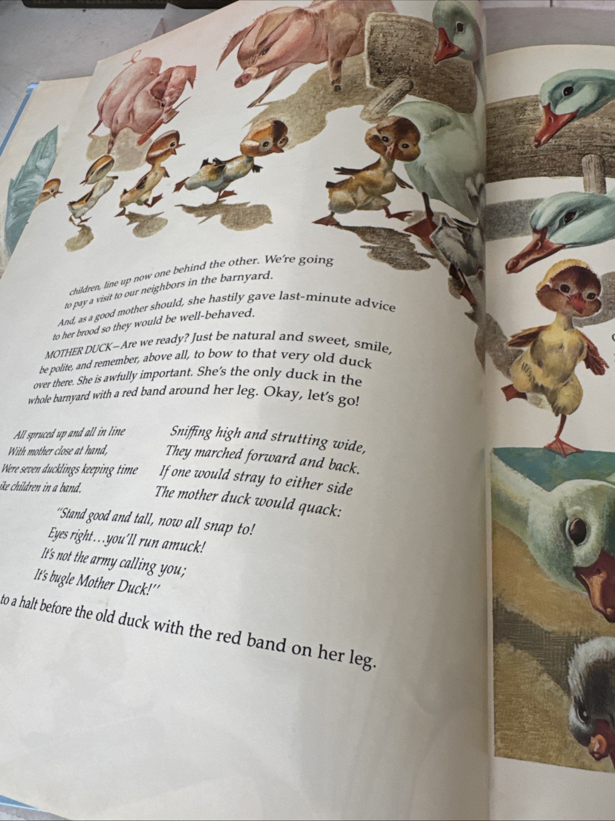 Vintage 1969 Storytime Treasury THE UGLY DUCKLING/THE PRINCESS WHO TENDED GEESE
