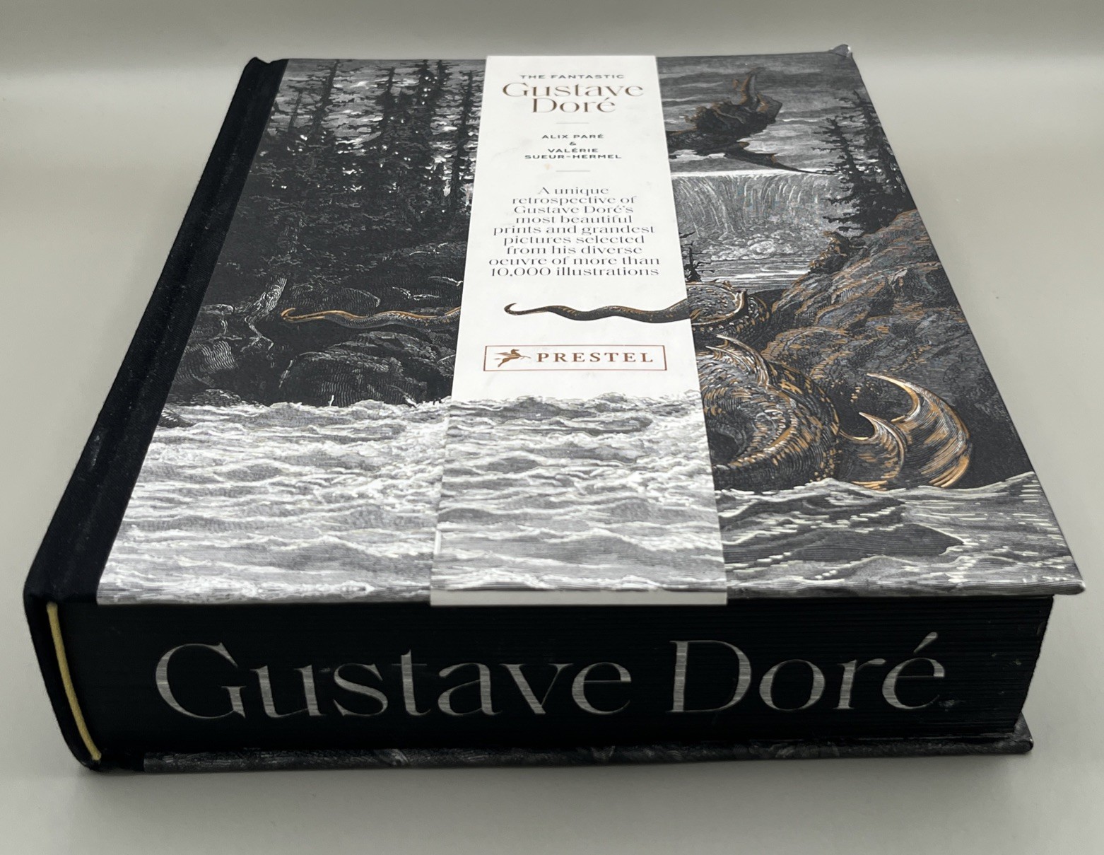 Fantastic Gustave Doré STUNNING BEAUTY HUGE ART BOOK B&W Prestel