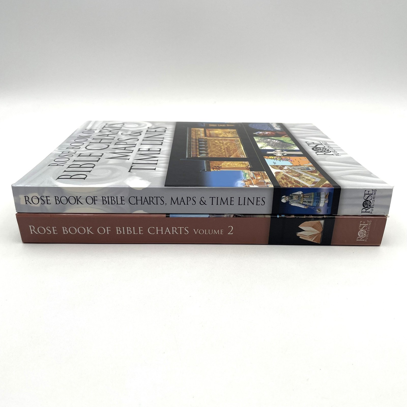 Rose Book of Bible Charts Maps Time Lines Volumes 1 & 2 Bundle Reference Spiral