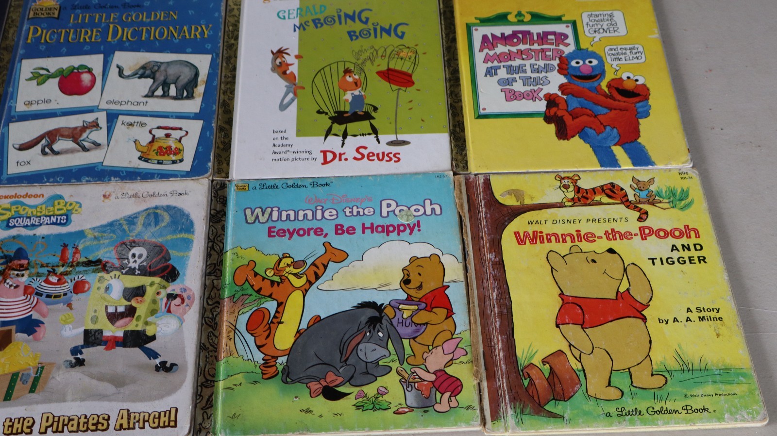 Lot of 15 Vintage Little Golden Books Miniatures Toy story Thomas the tra