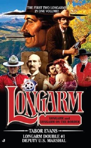 Complete Set Series Lot of 3 Longarm Double books by Tabor Evans Deputy Frontier
