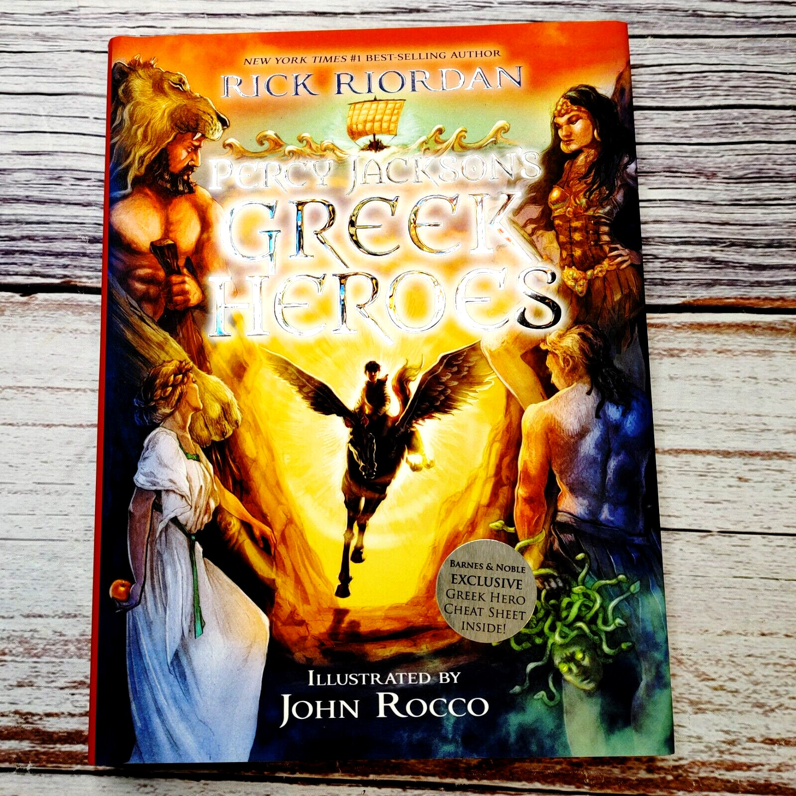 Percy Jackson’s Greek Heroes by Rick Riordan 2015 Hardcover 1st Ed/Exclusive.