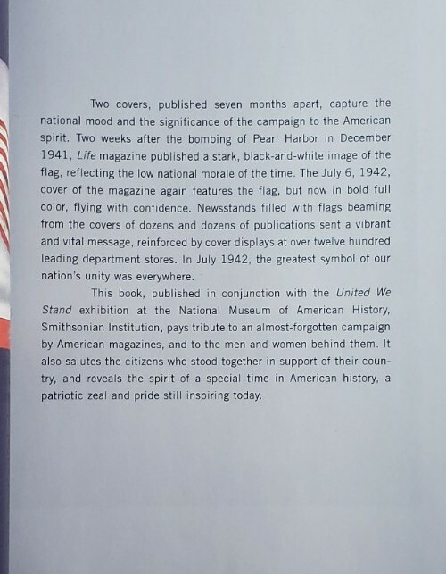 United We Stand Flying the American Flag Book