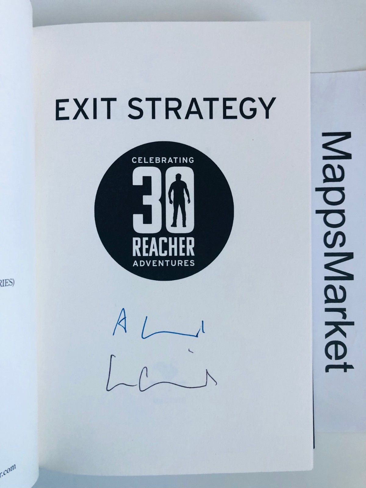 SIGNED Exit Strategy by Lee Child and Andrew Child WATERSTONES EXCLUSIVE UK 1/1